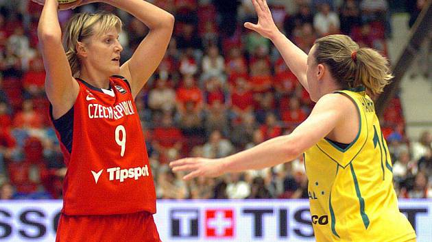 České basketbalistky porazily v pátek večer v KV Areně Australanky 79:68