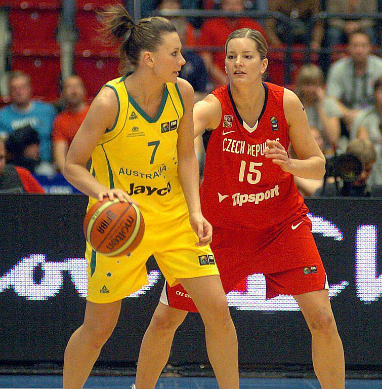 České basketbalistky porazily v pátek večer v KV Areně Australanky 79:68