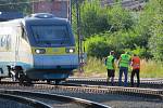 Ještě ve čtvrtek odpoledne nejezdily kvůli středeční železniční nehodě v Lázních Kynžvartu na trati Plzeň – Cheb vlaky.