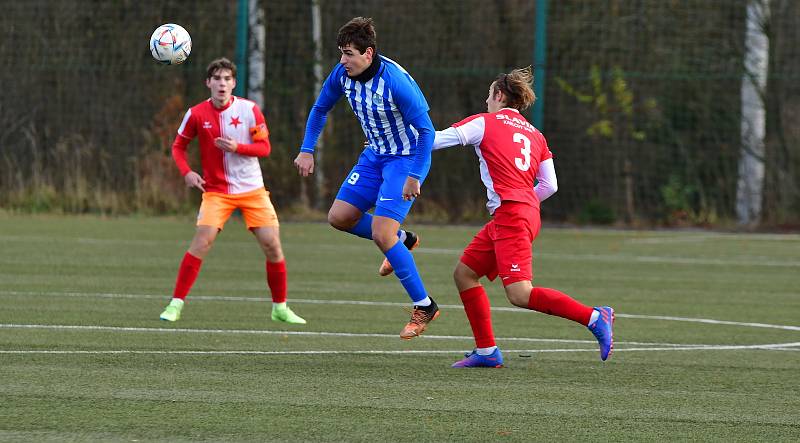 Ostrov udělal vítěznou tečku, porazil mladíky Slavie, slavil výhru 5:2.