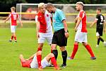 Fotbalisté varské Slavie remizovali v domácím prostředí s Plzní U19 (v černém) 2:2.