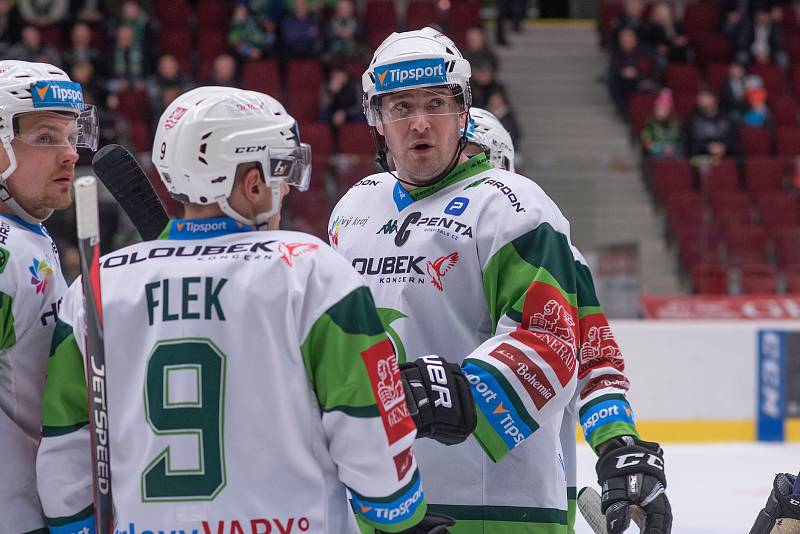 Utkání hokejové Tipsport extraligy HC Energie Karlovy Vary - HC Olomouc