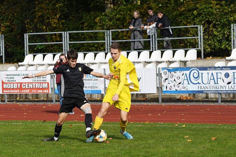 Rezerva Mariánských Lázní poprvé prohrála, nestačila na Žlutice, kterým podlehla 1:2.