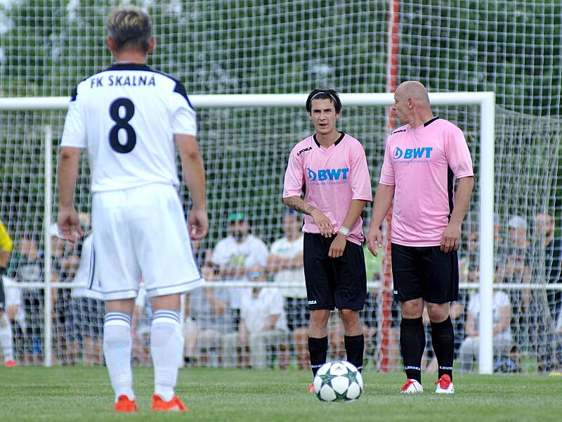 Pavel Nedvěd odehrál mistrovské utkání I.B třídy ve Skalné