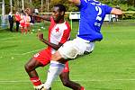 Karlovarská Slavia nestačila ve Dvorech na Domažlice, kterým podlehla po velkém boji 2:3.