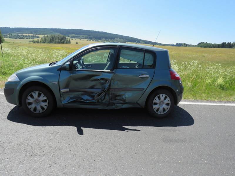 Místa tří dopravních nehod, které se staly na Bečovsku.