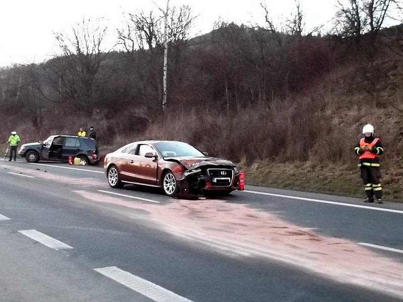 Ještě před příjezdem hasičů odvezla záchranná služba na ošetření do nemocnice dvě zraněné děti a jednoho dospělého.