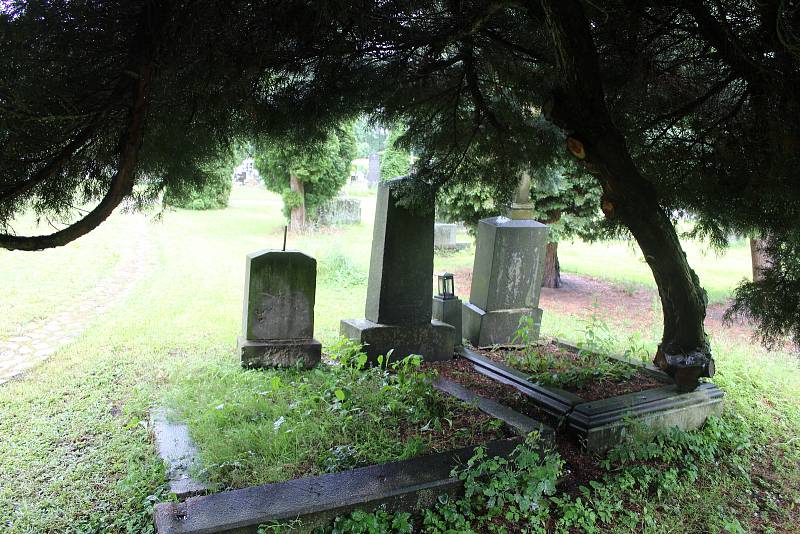 Ostrovský hřbitov je starý několik staletí. Kostel svatého Jakuba zde byl vybudován na počátku 13. století. Na hřbitově se nachází řada starých hrobů.