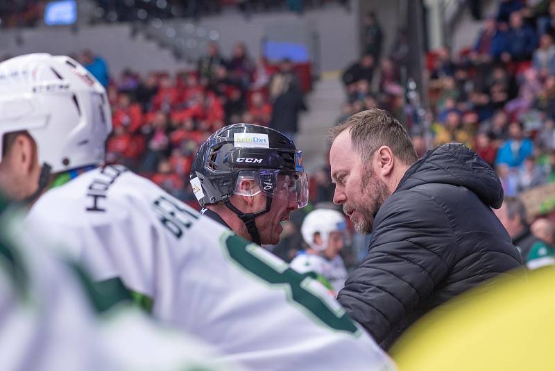 Utkání hokejové Tipsport extraligy HC Energie Karlovy Vary - HC Olomouc