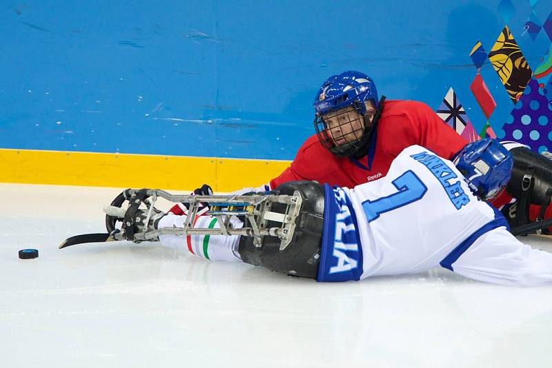 Paralympiáda, Soči: Česko - Itálie 3:0