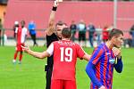 Západočeské derby přetavila v tříbodový zisk karlovarská Slavia, která porazila rezervu Viktorie Plzeň posilněnou o několik hráčů ligového A-týmu 1:0.