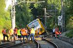 Ještě ve čtvrtek odpoledne nejezdily kvůli středeční železniční nehodě v Lázních Kynžvartu na trati Plzeň – Cheb vlaky.