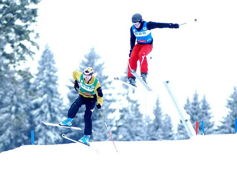 Skicross v Potůčkách, první závod Českého poháru 2011