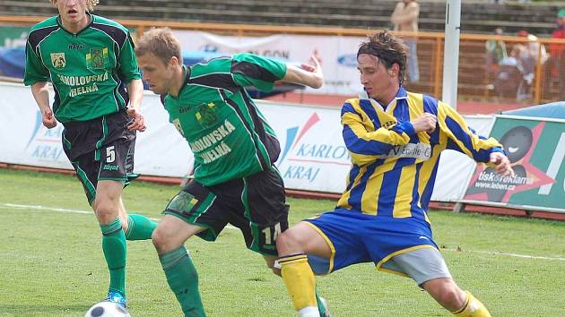 Utkání FK Baník Sokolov - SFC Opava 2:0.