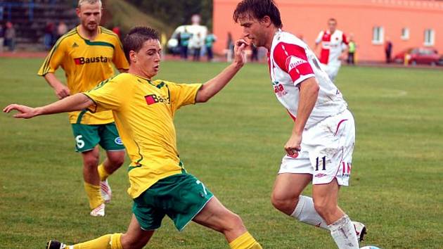 Karlovarská Slavia má před sebou druhý pohárový zápas s pražskou Slavií. V prvním podlehla Slavii po výsledku 1:1 až na pokutové kopy 4:5, jak si povede tentokrát?