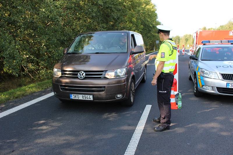 Policejní akce zaměřená proti nelegální migraci na hraničních přechodech na Chebsku.