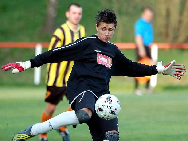 Marek Štěpánek, brankář SK Toužim.