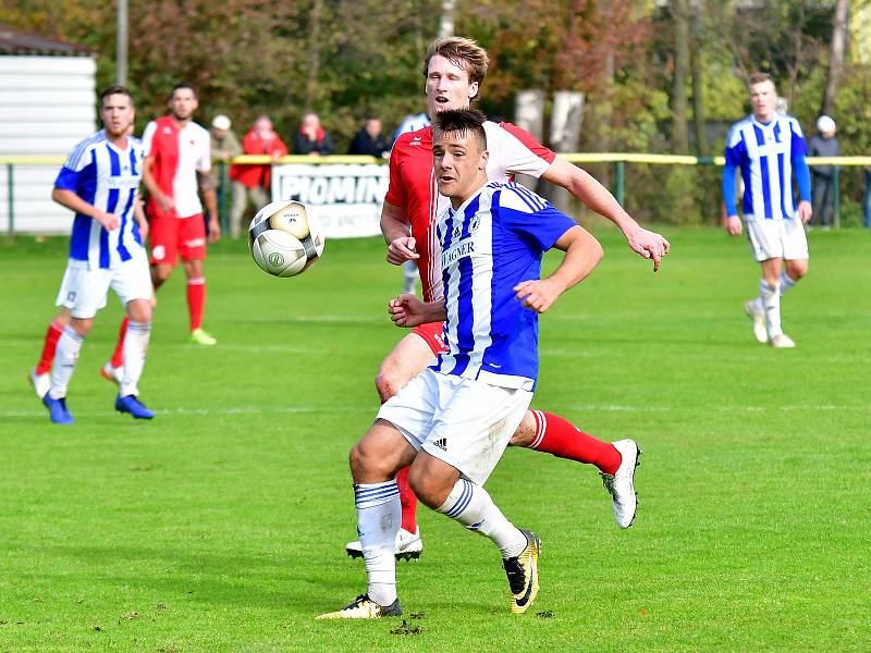 Karlovarská Slavia nestačila ve Dvorech na Domažlice, kterým podlehla po velkém boji 2:3.