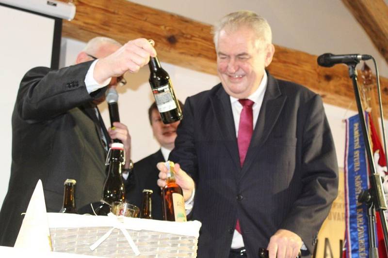 Prezident Miloš Zeman v Kynšperku nad Ohří