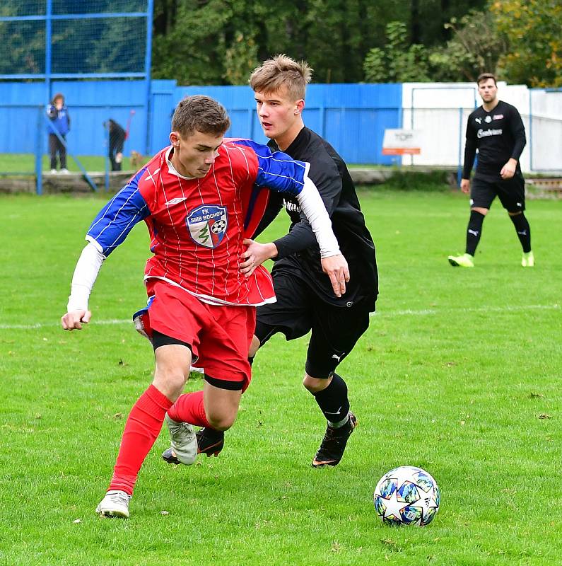 Premiérovou výhru zaznamenali v podzimní části přeboru fotbalisté nejdecké rezervy, když porazili Bochov 2:0.