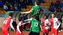 Ve šlágr Fortuna ČFL remizoval Baník Sokolov v krajském derby s karlovarskou Slavií 1:1.