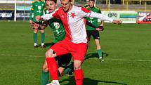 Ve šlágr Fortuna ČFL remizoval Baník Sokolov v krajském derby s karlovarskou Slavií 1:1.