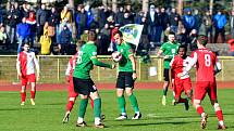 Ve šlágr Fortuna ČFL remizoval Baník Sokolov v krajském derby s karlovarskou Slavií 1:1.