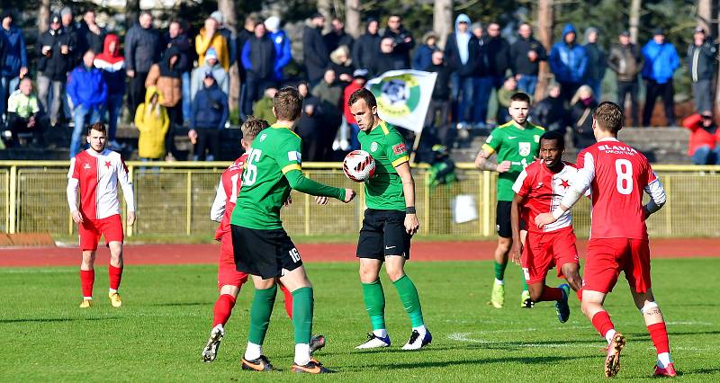 Ve šlágr Fortuna ČFL remizoval Baník Sokolov v krajském derby s karlovarskou Slavií 1:1.