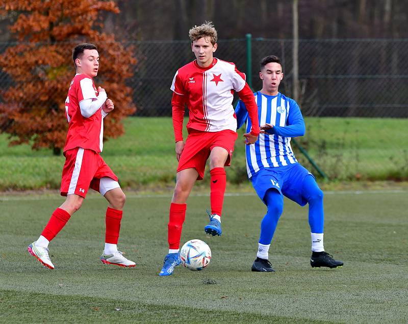 Ostrov udělal vítěznou tečku, porazil mladíky Slavie, slavil výhru 5:2.