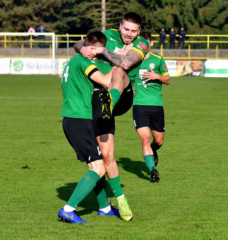 Ve šlágr Fortuna ČFL remizoval Baník Sokolov v krajském derby s karlovarskou Slavií 1:1.