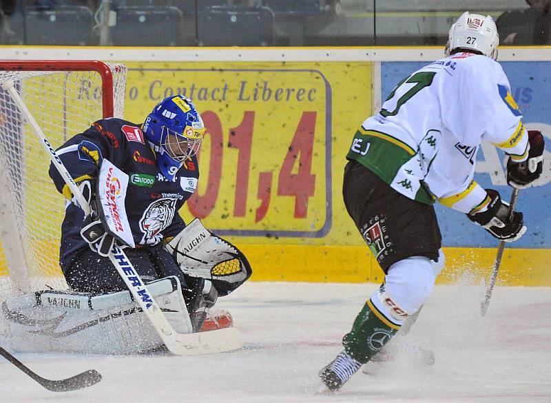 Bílí Tygři Liberec – HC Energie Karlovy Vary 3:2 po sam. nájezdech (1:2, 1:0, 0:0 – 0:0)