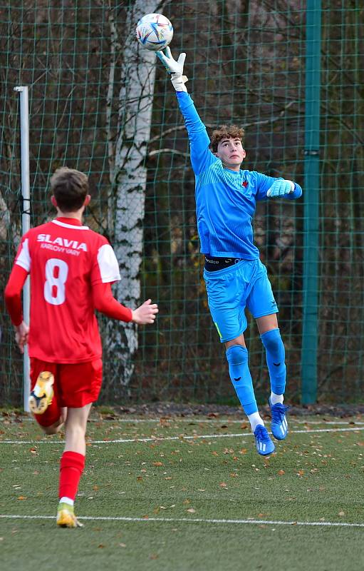 Ostrov udělal vítěznou tečku, porazil mladíky Slavie, slavil výhru 5:2.