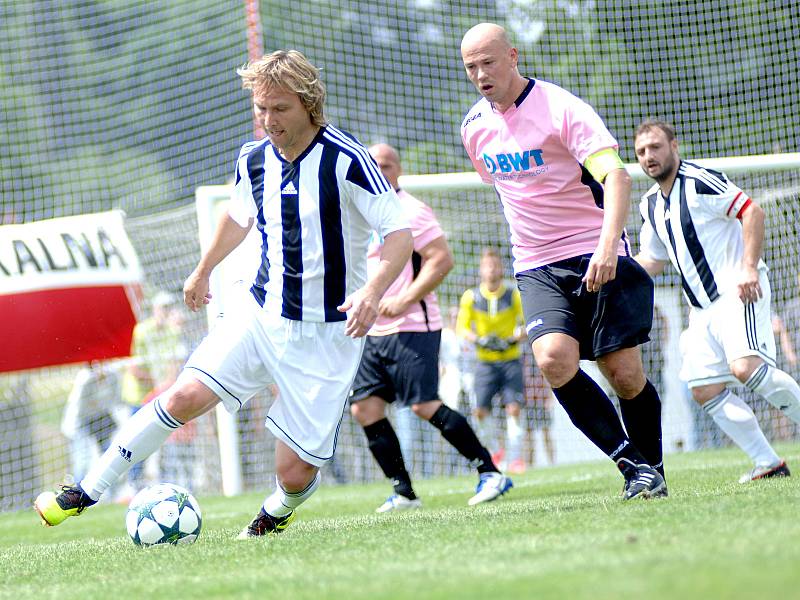 Pavel Nedvěd odehrál mistrovské utkání I.B třídy ve Sklané.