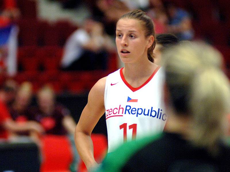 České basketbalistky si to rozdaly s Lotyšskem.