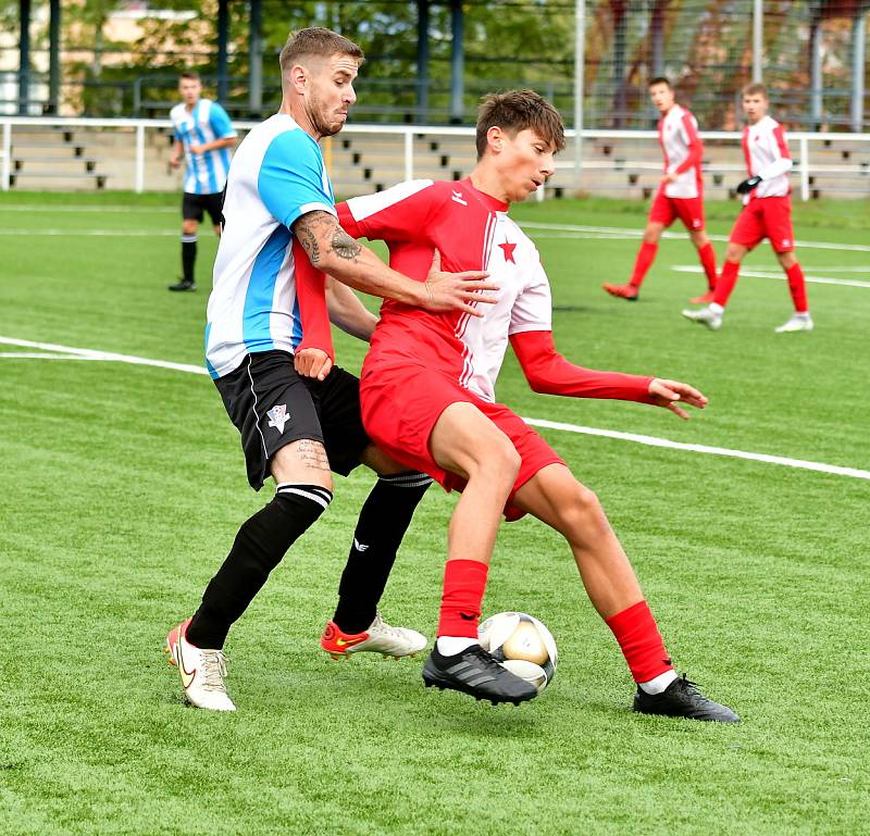 Mladíci Slavie dotáhli obrat do vítězného konce, porazili Novou Roli 5:2.