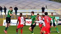 Ve šlágr Fortuna ČFL remizoval Baník Sokolov v krajském derby s karlovarskou Slavií 1:1.