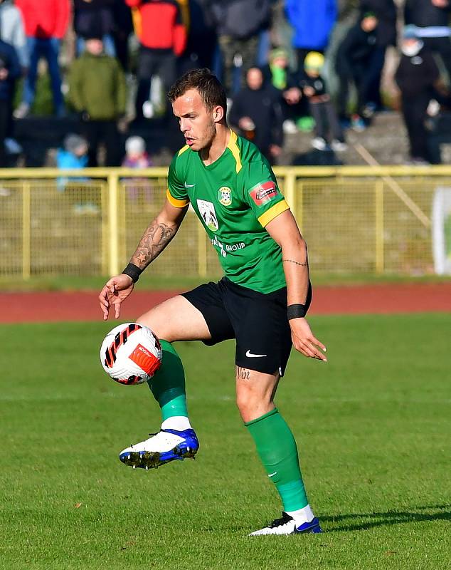 Ve šlágr Fortuna ČFL remizoval Baník Sokolov v krajském derby s karlovarskou Slavií 1:1.