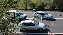 Policejní akce zaměřená proti nelegální migraci na hraničních přechodech na Chebsku.
