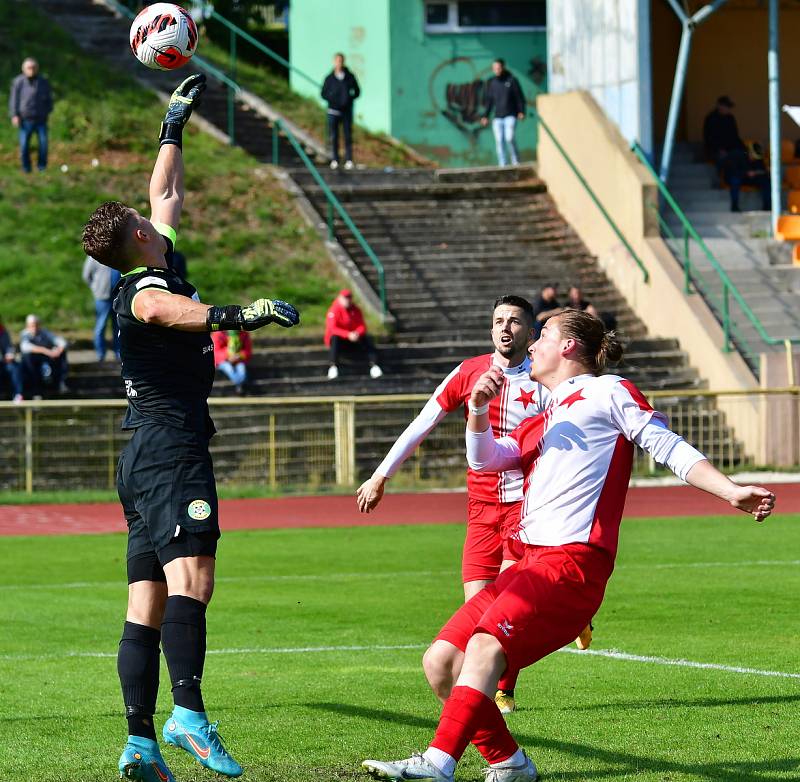 Pavel Hrabačka, gólman FK Baník Sokolov.