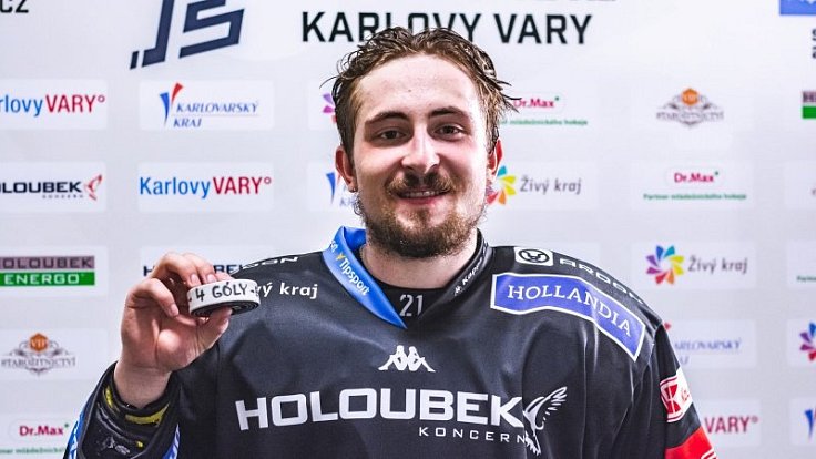 Jiří Černoch, útočník HC Energie Karlovy Vary. Ilustrační foto. 