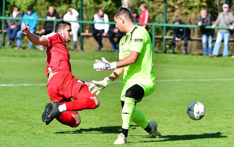 Karlovarská Slavia se drze vyšlápla na favorizované Domažlice, kterým přichystala porážku 0:3.