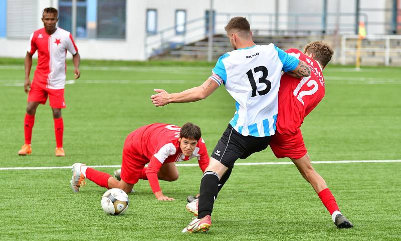 Mladíci Slavie dotáhli obrat do vítězného konce, porazili Novou Roli 5:2.