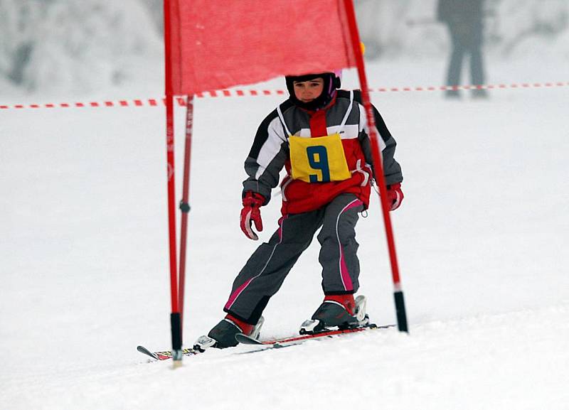 Kids Cup 2010. Na premiérovém Kids Cupu řádily lyžařské naděje. Obří slalom zvládli v miniareálu na Klínovci i ti nejmenší.