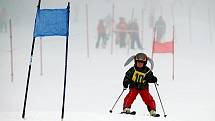 Kids Cup 2010. Na premiérovém Kids Cupu řádily lyžařské naděje. Obří slalom zvládli v miniareálu na Klínovci i ti nejmenší.