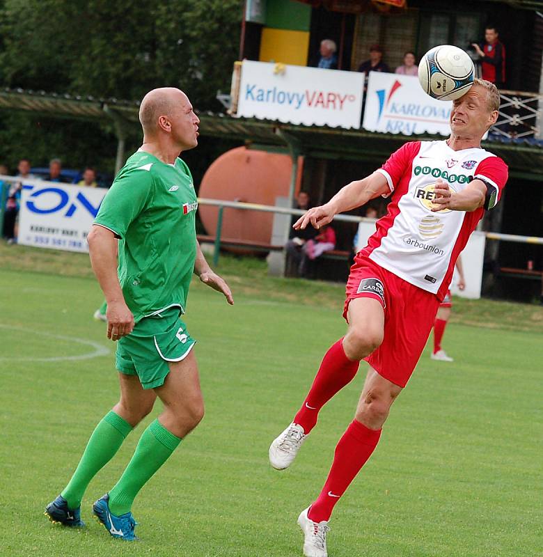 Výběr Karlovarska – Real Top Praha 2:7.