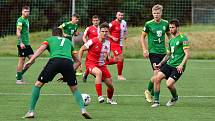 Karlovarská Slavia udělala za jarní částí Fortuna ČFL vítěznou tečku, když v derby porazila Baník Sokolov 5:1.