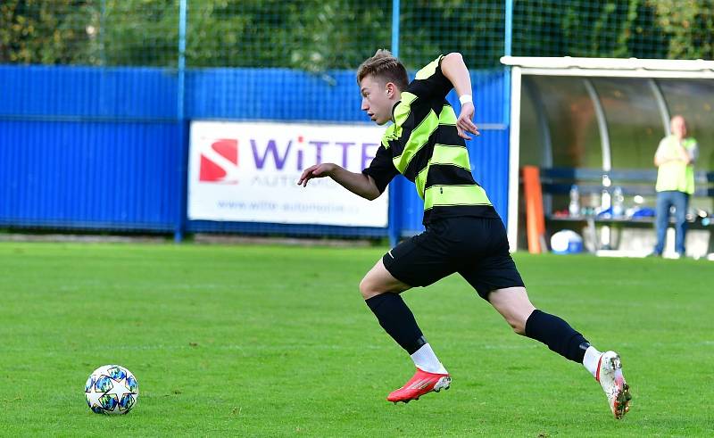 Čtvrtou výhru si připsali v krajském přeboru na účet fotbalisté Nejdku, kteří porazili Lomnici vysoko 8:1.