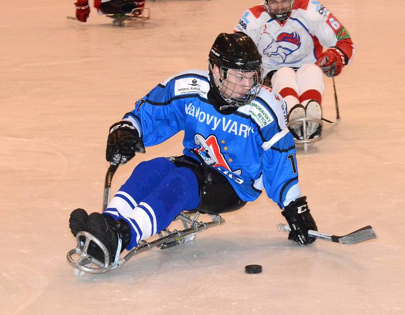 Sledge hokej: SKV Sharks K. Vary - SHK Mustangové AUTO IN 3:1.