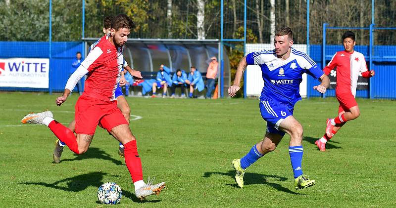 Nejdek sestřelil pěti góly rezervu karlovarské Slavie.