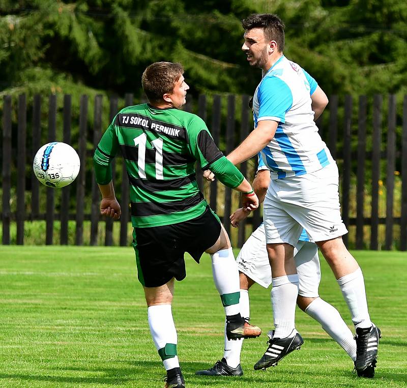 Derby horalů, které se odehrálo v Perninku, kam dorazil Jáchymov, skončilo po nerozhodném výsledku 1:1 dělbou bodů.